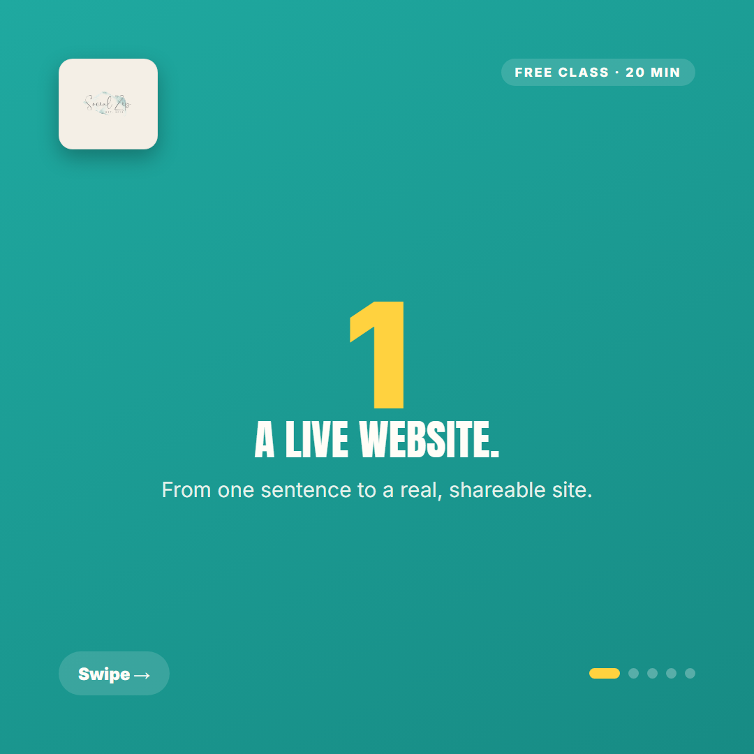 A live website